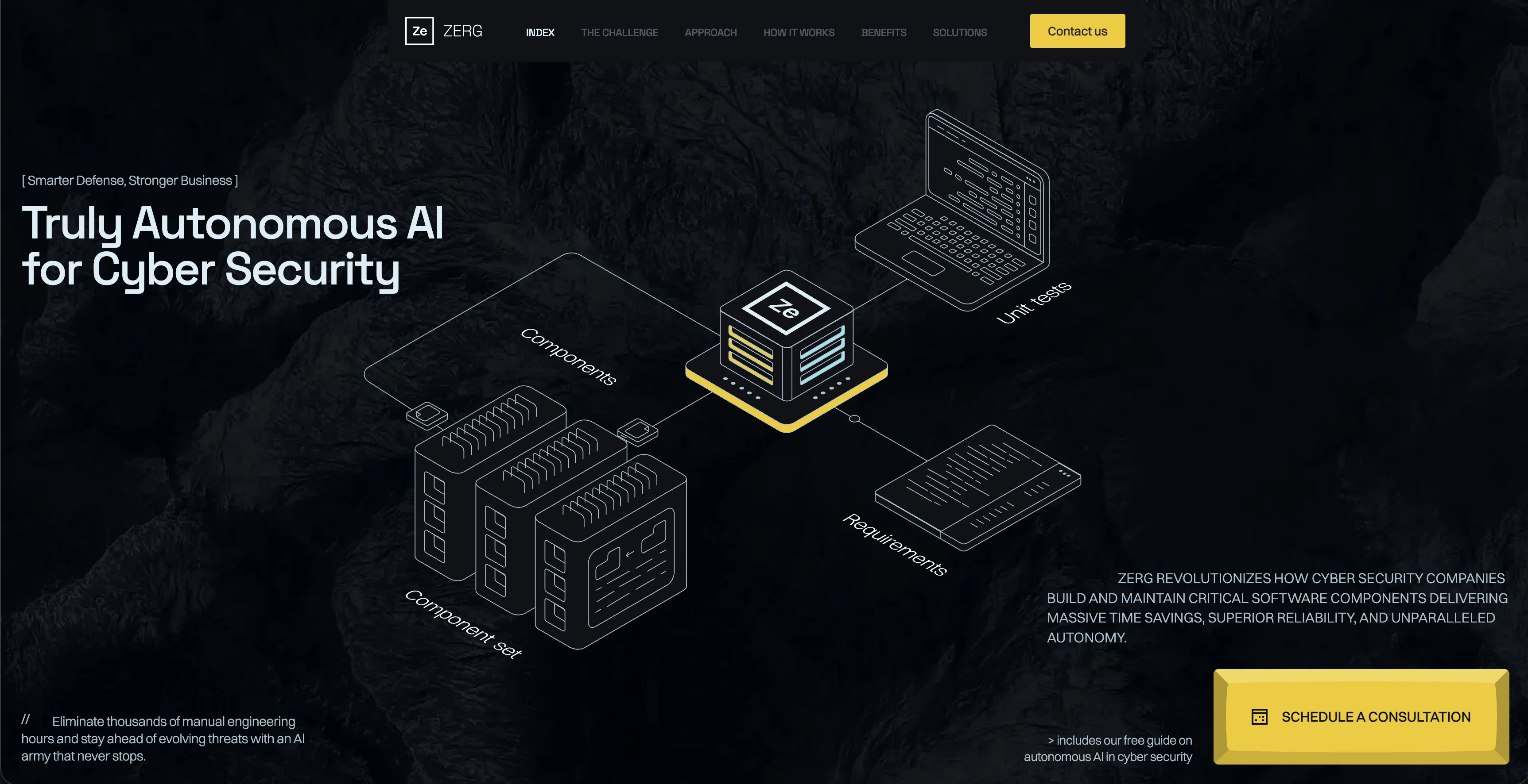 Zerg – Adaptive Website